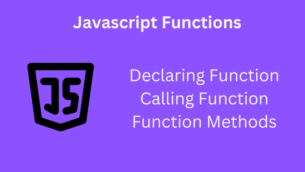 Javascript functions